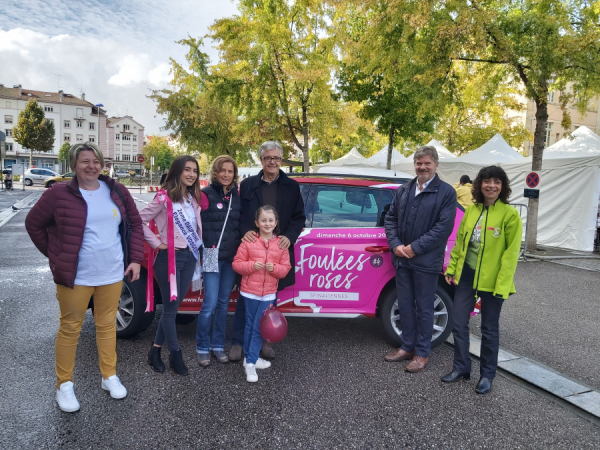 L&#039;association présente aux foulées roses à Epinal