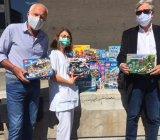 Livraison de &quot;Lego&quot; à l&#039;hôpital d&#039;enfants