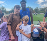 Elouan et sa rencontre avec l&#039;équipe de France de football