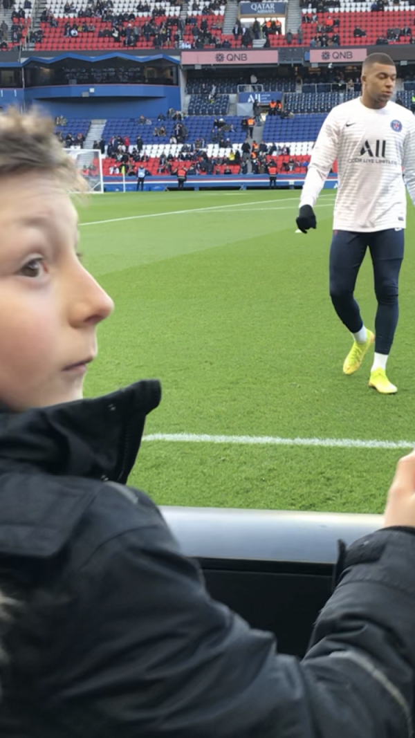 Yoan et sa journée magique avec les joueurs du PSG