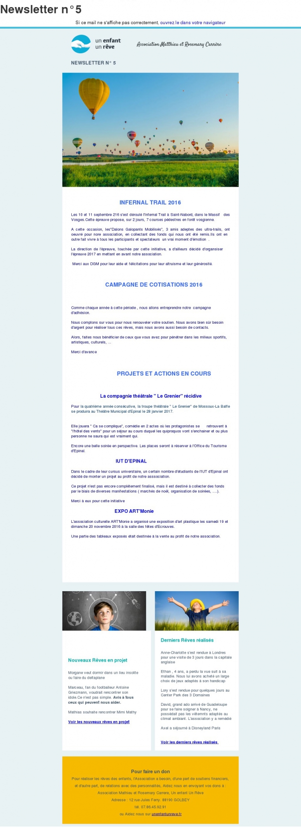 Newsletter N°5