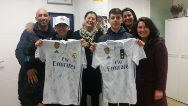 WASSIM et NICOLAS au Réal Madrid