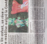 Bel article dans Vosges Matin le 8 octobre